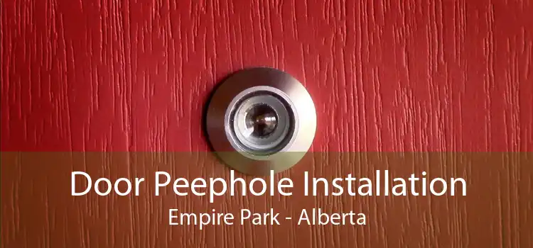 Door Peephole Installation Empire Park - Alberta