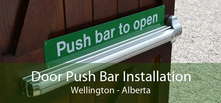 Door Push Bar Installation Wellington - Alberta