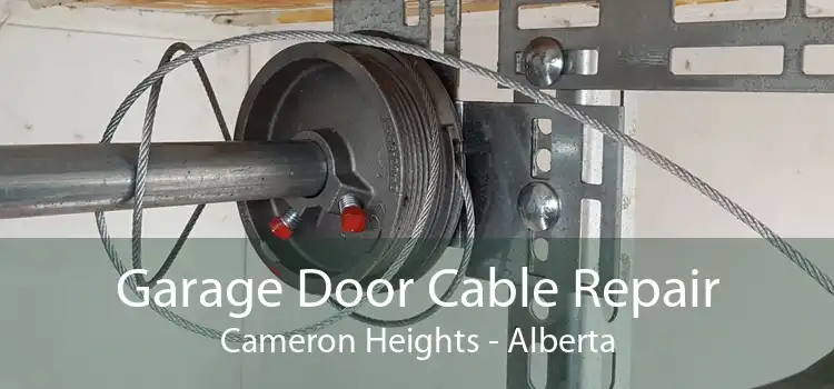 Garage Door Cable Repair Cameron Heights - Alberta