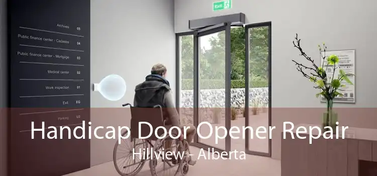 Handicap Door Opener Repair Hillview - Alberta