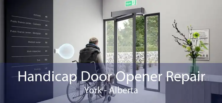 Handicap Door Opener Repair York - Alberta