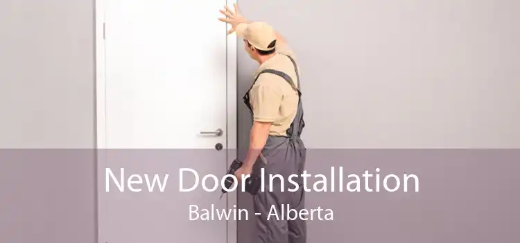 New Door Installation Balwin - Alberta