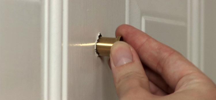 peephole door repair in Tweddle Place